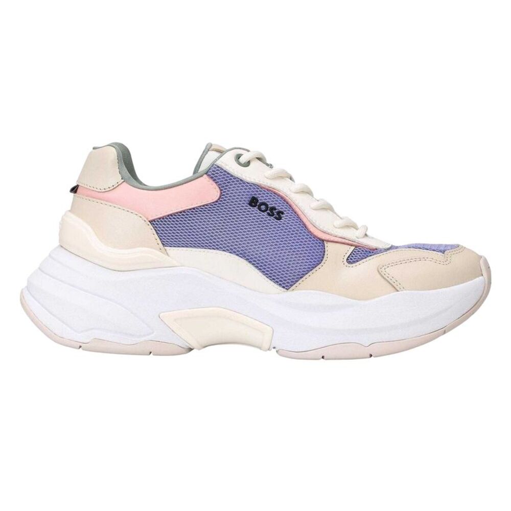 Boss Womens/Ladies Noa Leather Sneakers / Purple
